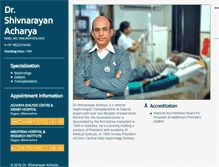 Tablet Screenshot of drshivnarayanacharya.com